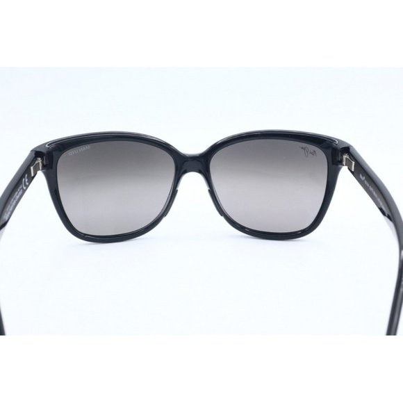 Maui jim STARFISH MJ 744-02UTD Black Rectangle Sunglasses Grey Polarized (A) - Picture 7 of 8